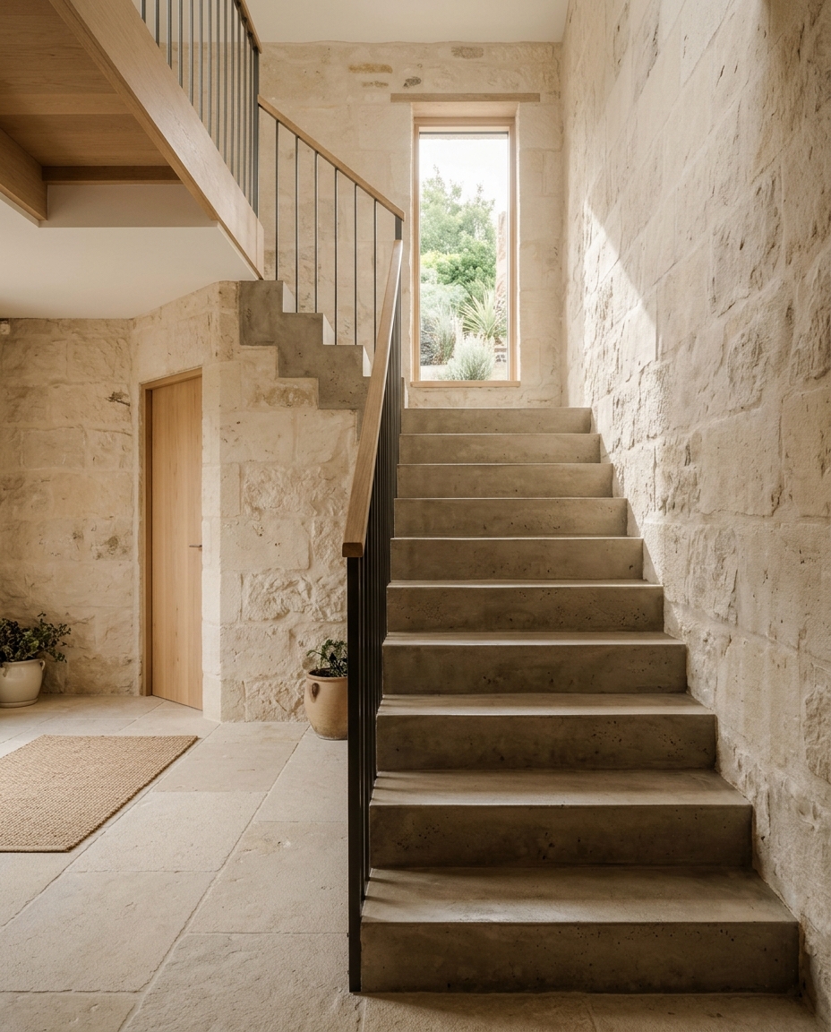 detalle-escalera-arquitectura-residencial-ecoimpacta